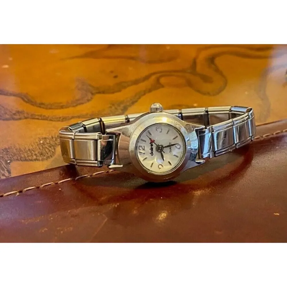 Women's 20mm Claire's Watch, Silver Tone with Expansion Band